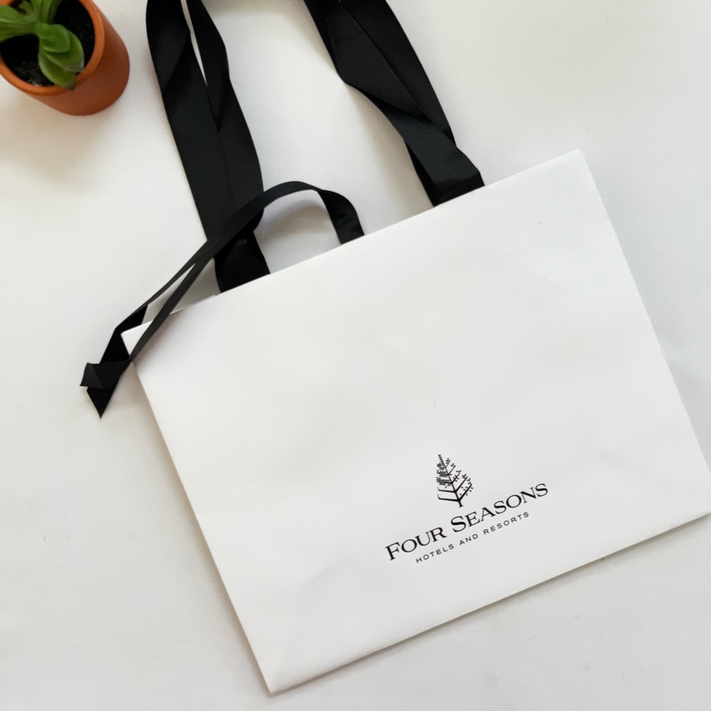 Four Seasons Resort logo gift bag